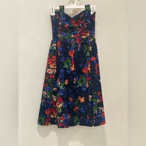 HD in Paris Corduroy Floral Mini Dress